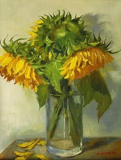 236x313 Sunflower Oil Paintings On Canvas Floral Oil Paintings - Sunflower Oil Painting