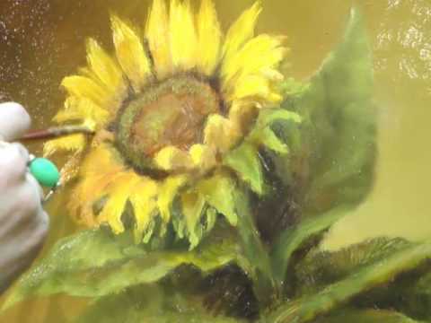 480x360 Vibrant Sunflower Oil Painting Demonstration By Lori Mcnee - Sunflower Oil Painting