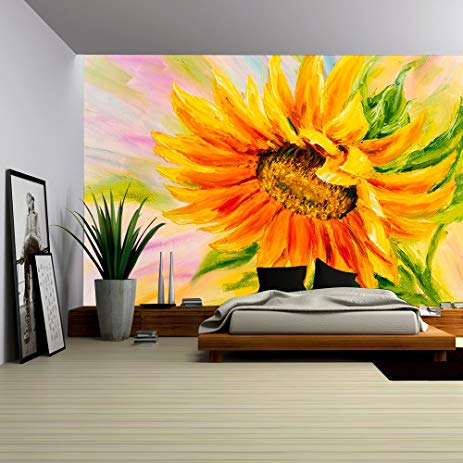 463x463 Wall26 - Sunflower Oil Painting On Canvas