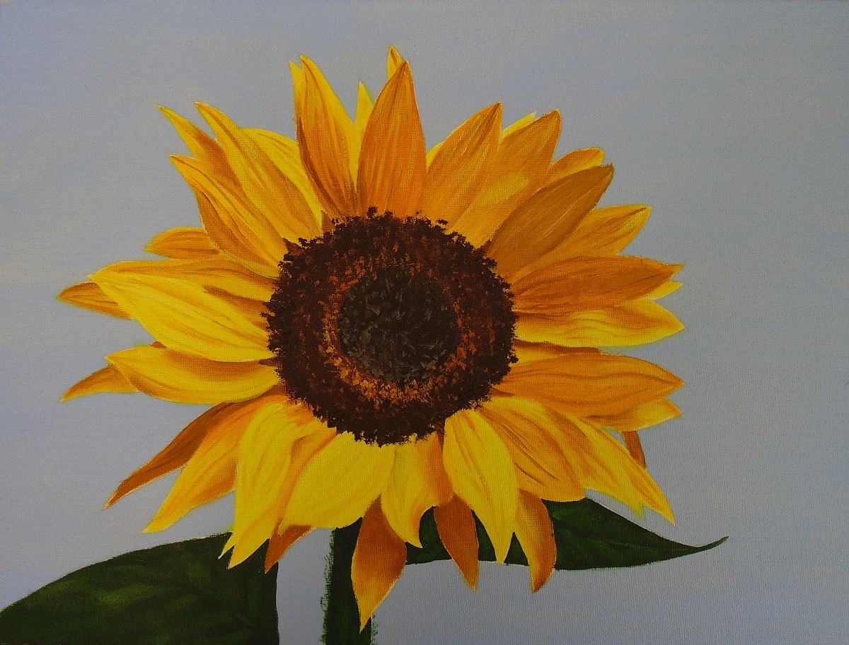 1200x912 How To Paint Sunflowers In Oil Online Art Lessons - Sunflower Painting
