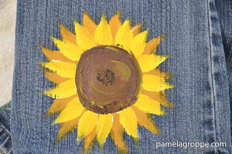 750x497 Sunflowers Fabric Pattern - Sunflower Painting