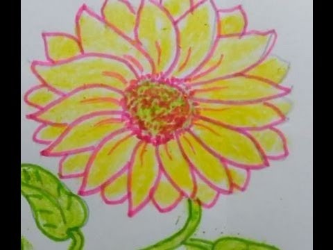 480x360 Who Painted Sunflowers - Sunflower Painting For Kids
