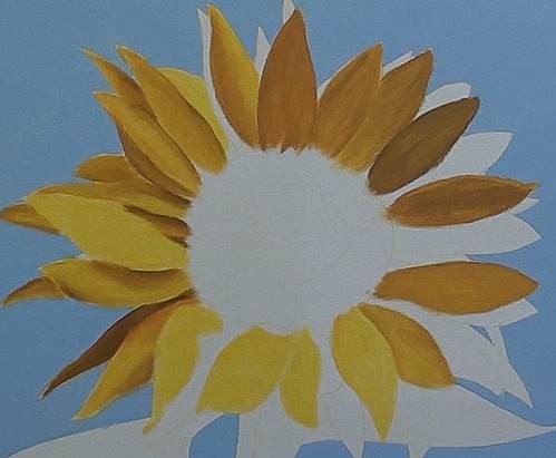 499x411 How To Paint Sunflowers In Oil Online Art Lessons - Sunflower Painting Images