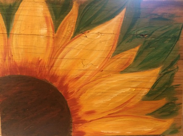 Sunflower Painting On Wood At PaintingValley Com Explore Collection   Sunflower Painting On Wood 12 