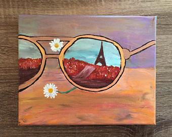340x270 Sunglasses Painting Etsy - Sunglasses Painting