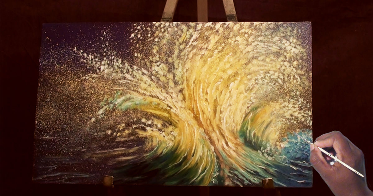 1200x630 How To Draw Oil Painting, Beautiful Sunlight - Sunlight Painting