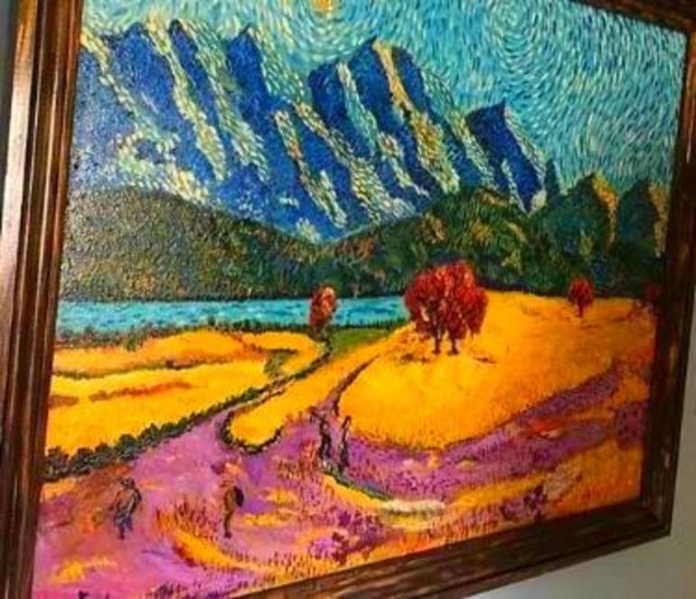 770x663 Saatchi Art Sunny Day Painting By Kam And Teos Art - Sunny Day Painting