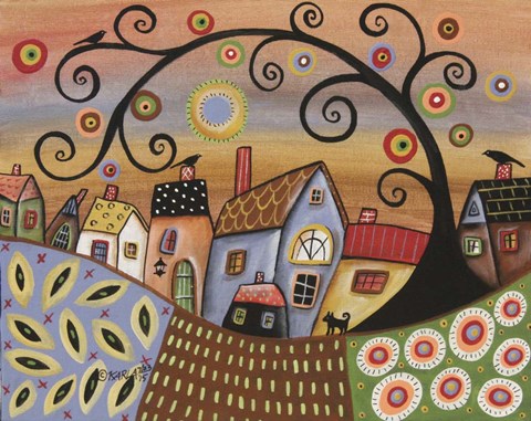 480x381 Sunny Day Fine Art Print By Karla Gerard - Sunny Day Painting