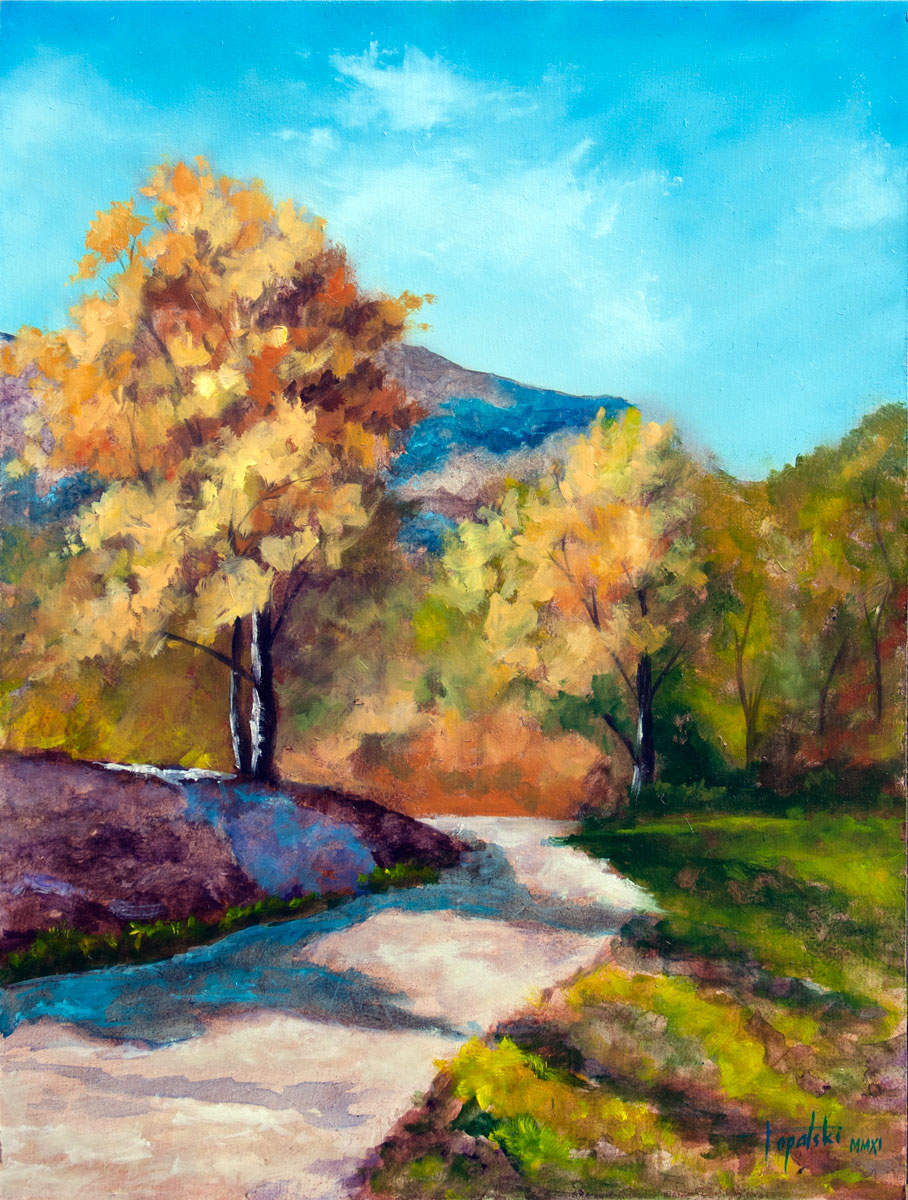 908x1200 Sunny Autumn Oil Painting Fine Arts Gallery - Sunny Painting