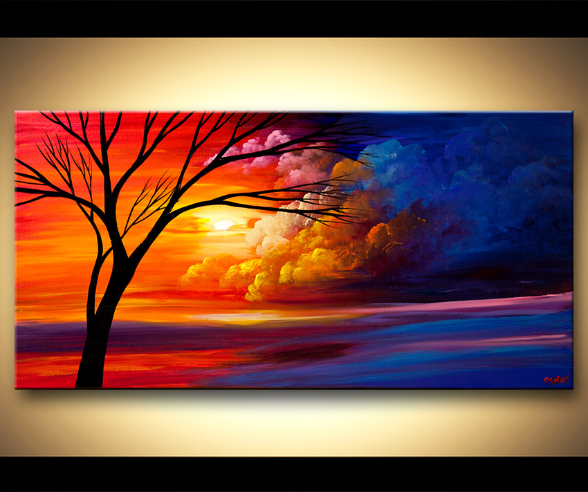 850x712 Painting - Sunrise Acrylic Painting