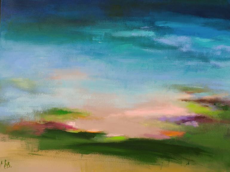 770x577 Saatchi Art Winter Sunrise Painting By Mary Burtenshaw - Sunrise Acrylic Painting