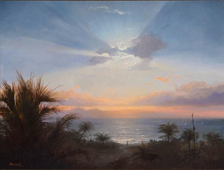 768x584 Ken Salaz - Sunrise Beach Painting