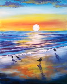 236x293 Smile Of The Sunrise Painting By Marie Green Pictura - Sunrise Beach Painting