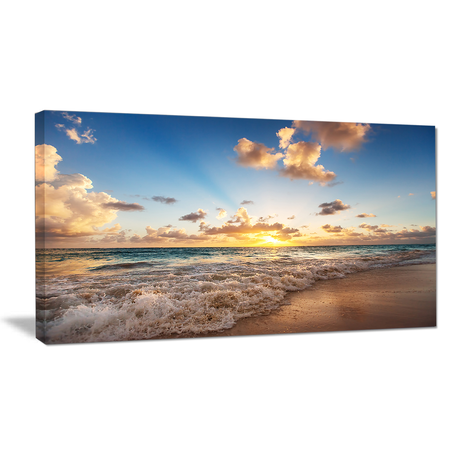 1500x1500 Shop Designart - Sunrise Canvas Painting
