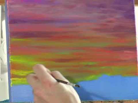 480x360 Oil Painting Tips How To Paint A Sunrise Combining White - Sunrise Oil Painting