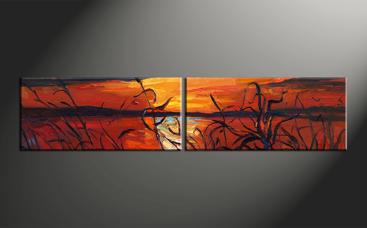 Sunset Canvas Painting