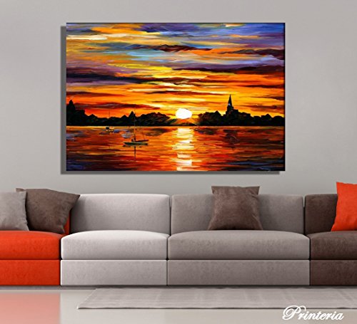500x455 Printeria - Sunset Canvas Painting