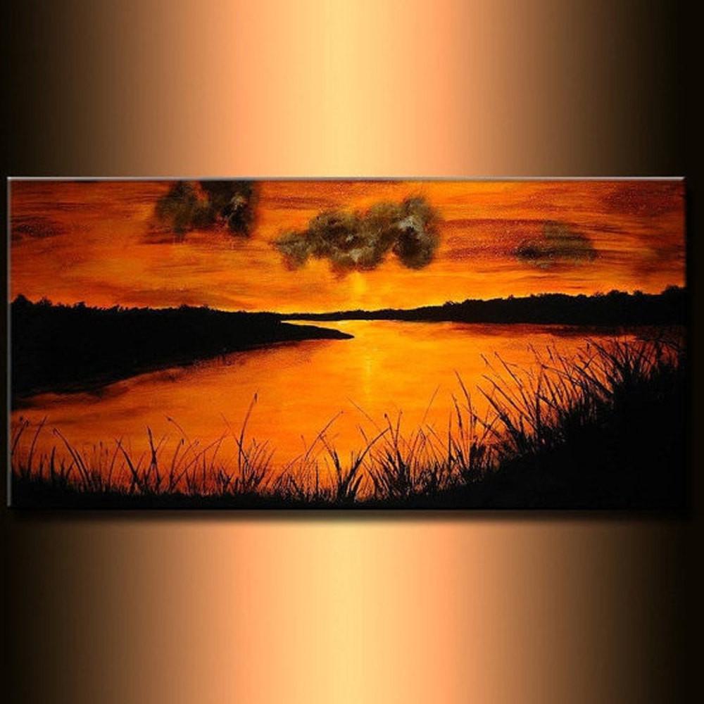 Sunset Landscape Painting At Explore Collection Of