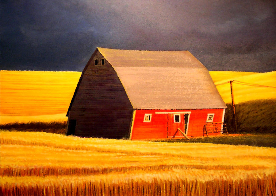 900x638 Sunset Landscape Paintings Fine Art America - Sunset Landscape Painting