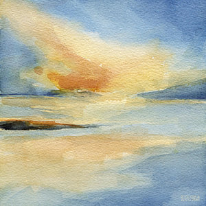 300x300 Sunset Over Water Paintings Fine Art America - Sunset Over Water Painting