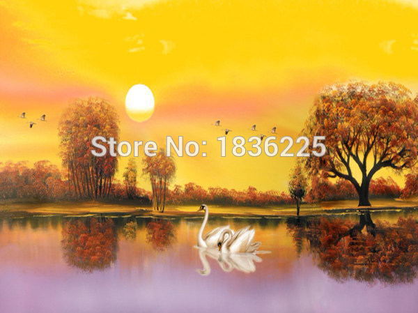 Sunset Scenery Painting