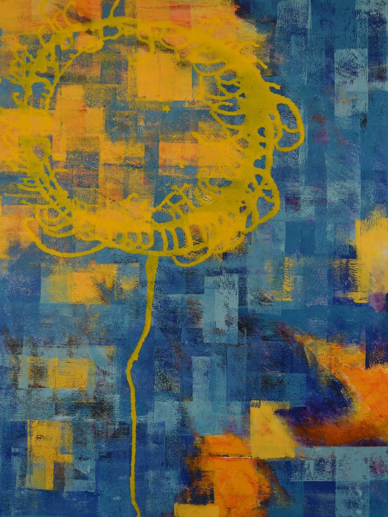 770x1027 Saatchi Art A Ray Of Sunshine Painting By Kelly Hutchinson - Sunshine Painting