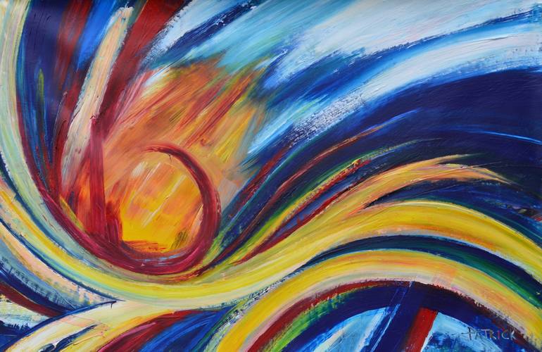 770x500 Saatchi Art You Are My Sunshine Painting By Patrick John Mills - Sunshine Painting