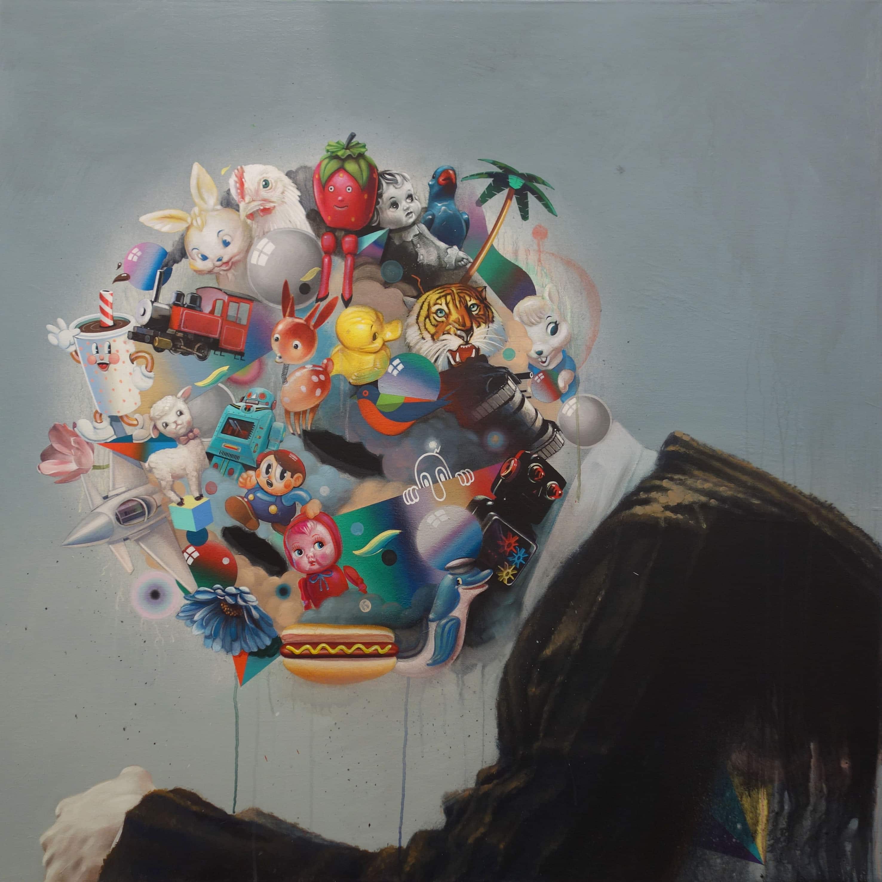 2953x2953 Super A Sick Of Fakeness 1 - Super Painting