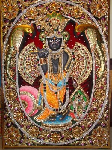 374x500 Super Tanjore Painting - Super Painting