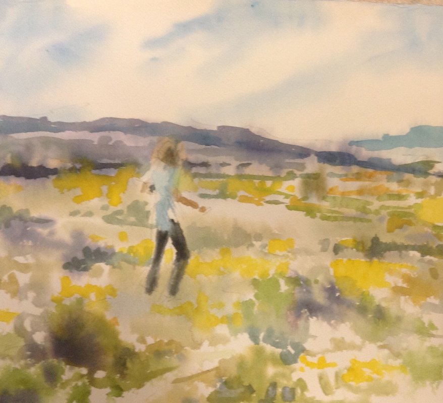 878x800 Super Bloom 2017 Watercolors - Super Painting