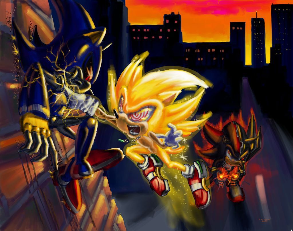 Super Sonic Painting at PaintingValley.com | Explore collection of ...