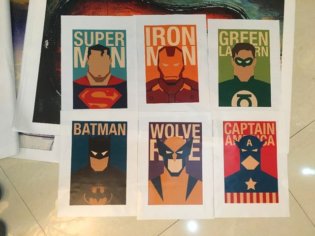 640x480 Online Shop 6 Piece Superhero Canvas Painting Modern Home Wall - Superhero Canvas Painting