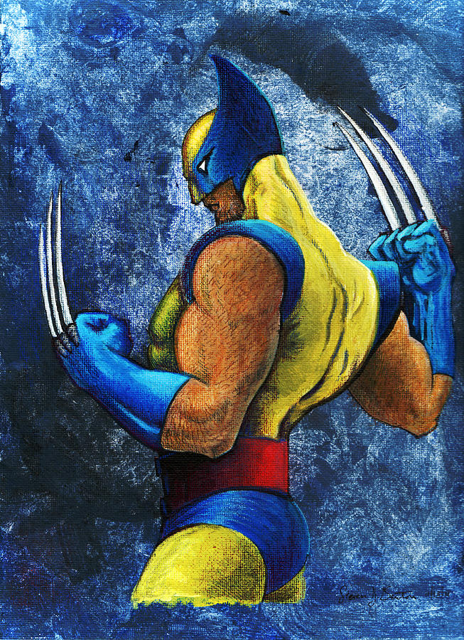 653x900 Superhero Painting By Steven Benton - Superhero Painting