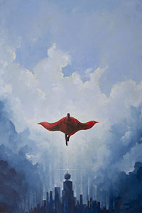 200x300 Superhero Paintings Fine Art America - Superhero Painting