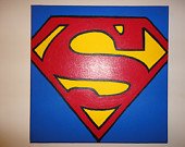 170x135 Items Similar To Superman Logo Painting (12x12) On Etsy - Superman Logo Painting