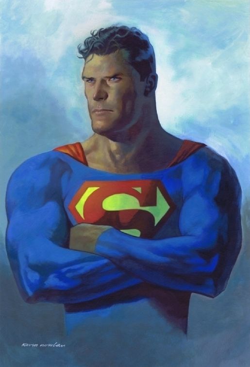515x755 Superman - Superman Painting