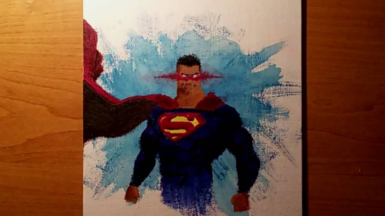 1280x720 Superman Painting - Superman Painting