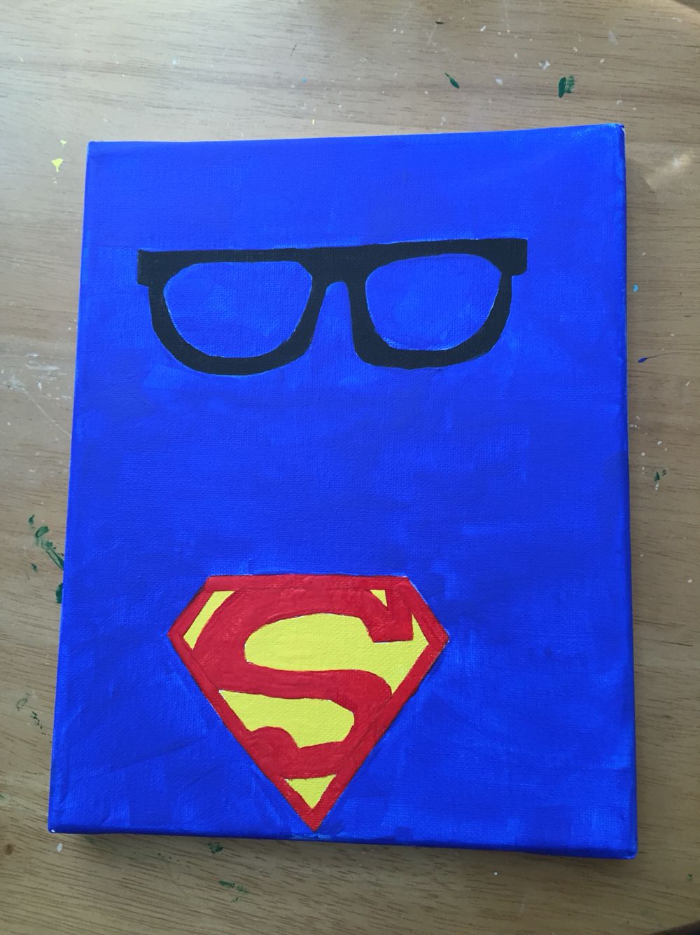1000x1334 Superman Canvas Canvas Painting Canvases And Paint - Superman Painting On Canvas