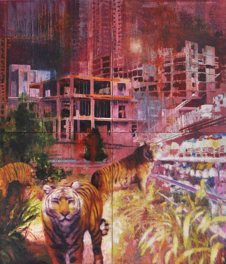 770x898 Saatchi Art Supermarket Painting By Elena Chestnykh - Supermarket Painting