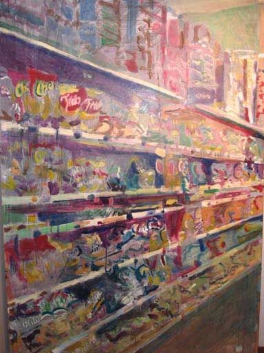 384x512 Grocery Aisle Paintings Picture This Paintings - Supermarket Painting