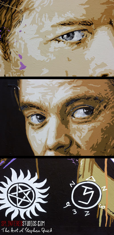 400x819 Supernatural - Supernatural Painting