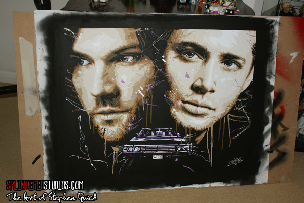 600x400 Supernatural - Supernatural Painting