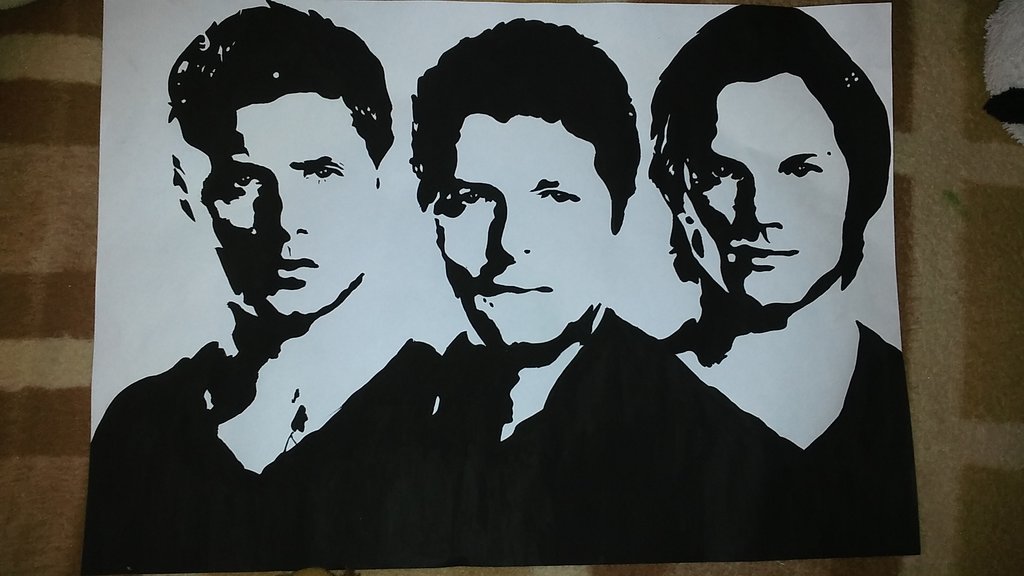 1024x576 Supernatural By Noni5309 - Supernatural Painting