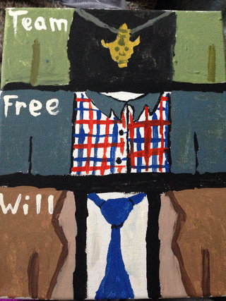 320x427 Team Free Will Painting - Supernatural Painting