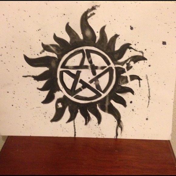 580x580 With Art And Hands Other Watercolor Supernatural Painting Poshmark - Supernatural Painting