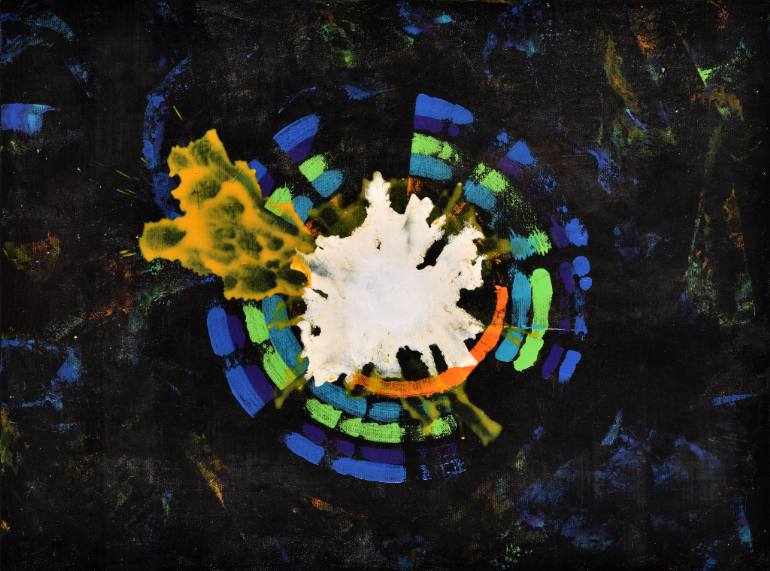 770x571 Saatchi Art Supernova Painting By Vandana Malhotra - Supernova Painting