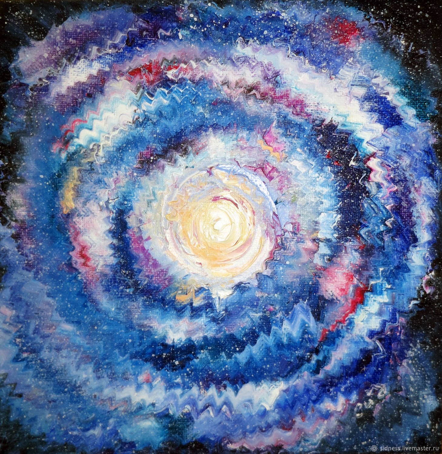 1458x1500 The Birth Of A Supernova Oil Painting Canvas Shopline - Supernova Painting