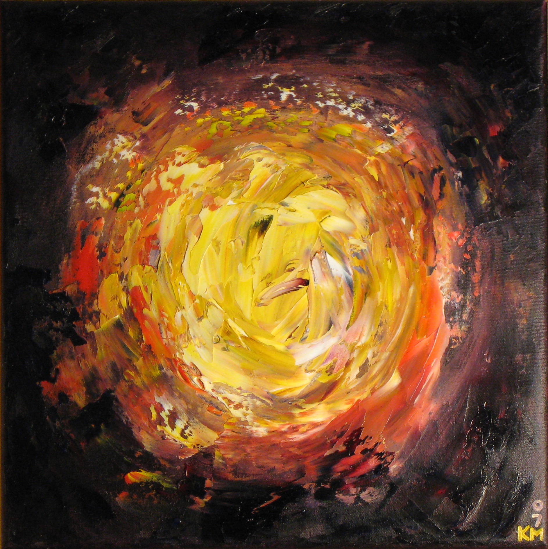 1886x1890 Visual Arts Karen Mauk - Supernova Painting