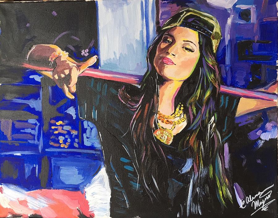 900x708 Superwoman Painting By Alana Meyers - Superwoman Painting