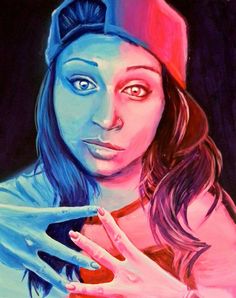 236x298 Youtube Speed Painting Of Iisuperwomanii Youtuber, Fan Art - Superwoman Painting